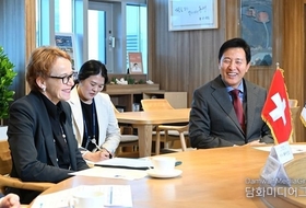 Seoul Mayor Oh Se-hoon meets with Swiss Senate President Eva Herzog